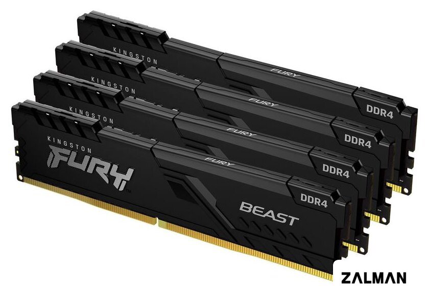 Оперативная память Kingston FURY Beast 4x8GB DDR4 PC4-28800 KF436C17BBK4/32