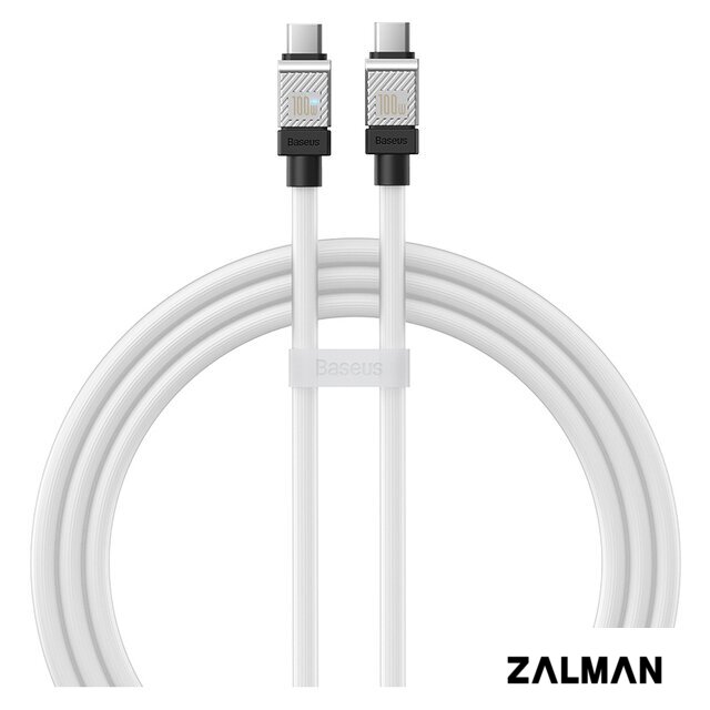 Кабель Baseus CoolPlay Series USB Type-C - USB Type-C (1 м, белый)