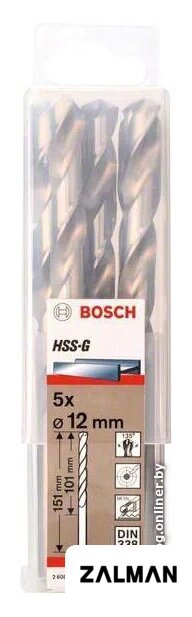 Набор сверл Bosch 2608595081 (5 предметов)
