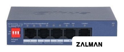 Управляемый коммутатор 2-го уровня Dahua DH-CS4005-4ET1GT-36
