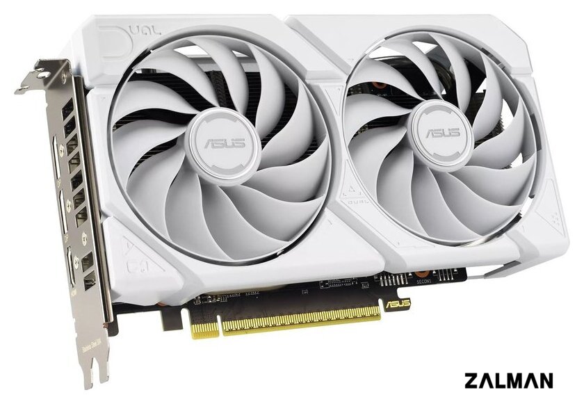 Видеокарта ASUS Dual Radeon RX 9060 XT 16GB GDDR6 White Edition DUAL-RX9060XT-16G-WHITE