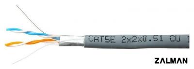 Кабель Skynet Cable CSP-FTP-2-CU (305 м, серый)