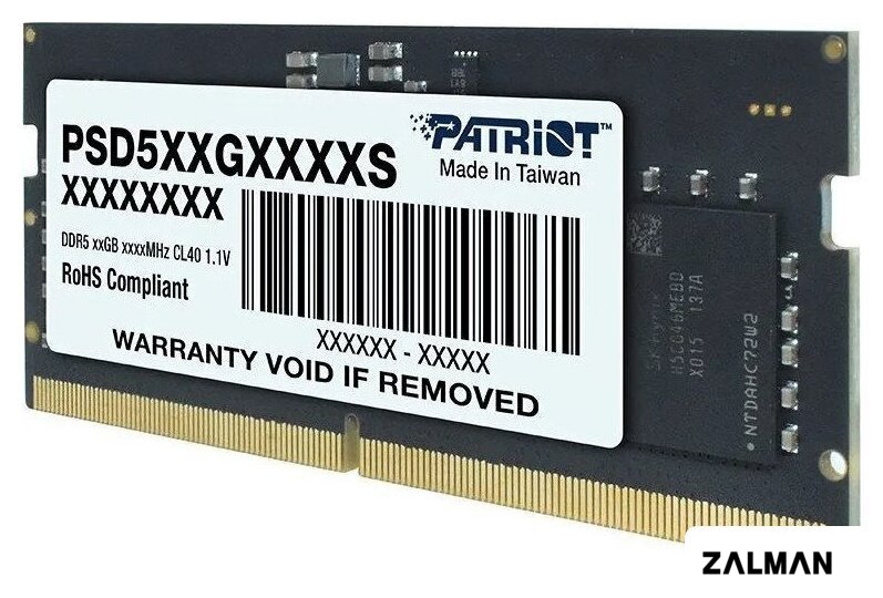 Оперативная память Patriot Signature Line 32ГБ DDR5 SODIMM 5600 МГц PSD532G56002S