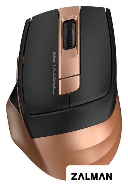 Мышь A4Tech Fstyler FG35 (черный/золотистый)