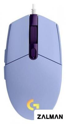 Игровая мышь Logitech G102 Lightsync (сиреневый)