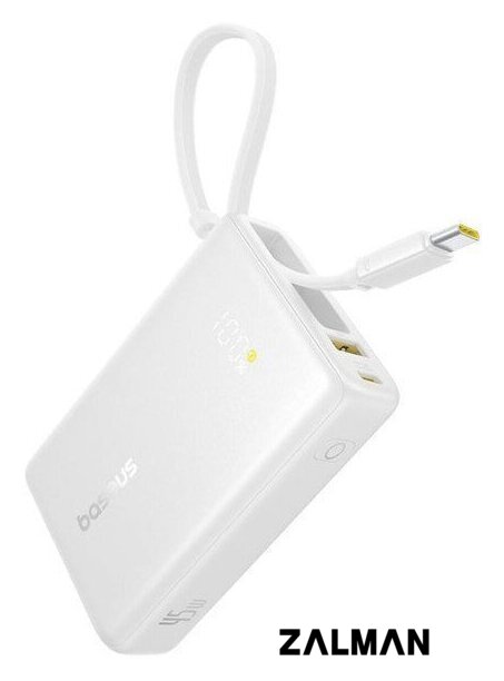 Внешний аккумулятор Baseus Picogo PPPG-1W45C Digital Display Power Bank 45W 10000mAh (белый)