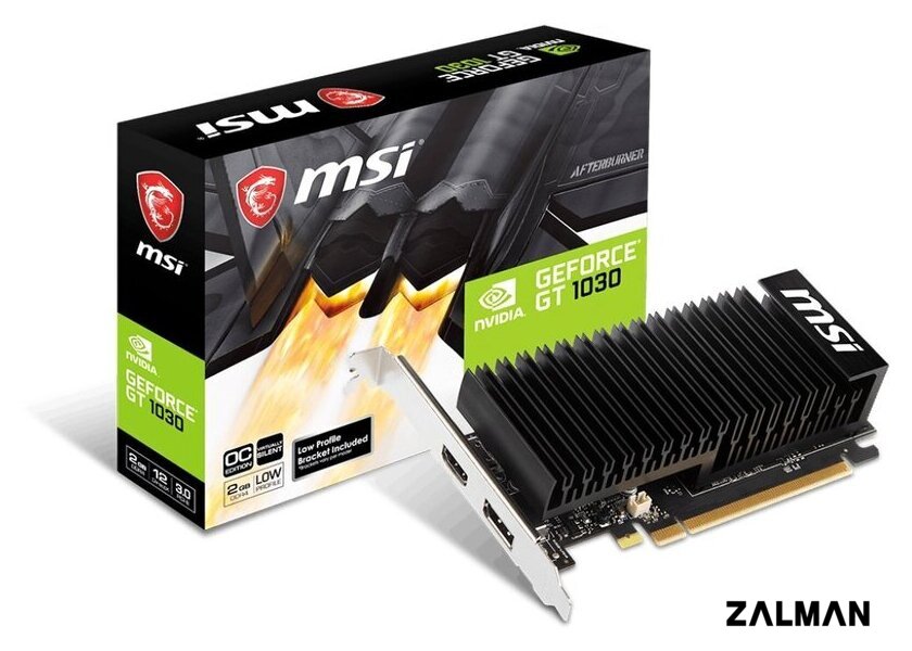 Видеокарта MSI GeForce GT 1030 2GHD4 LP OC