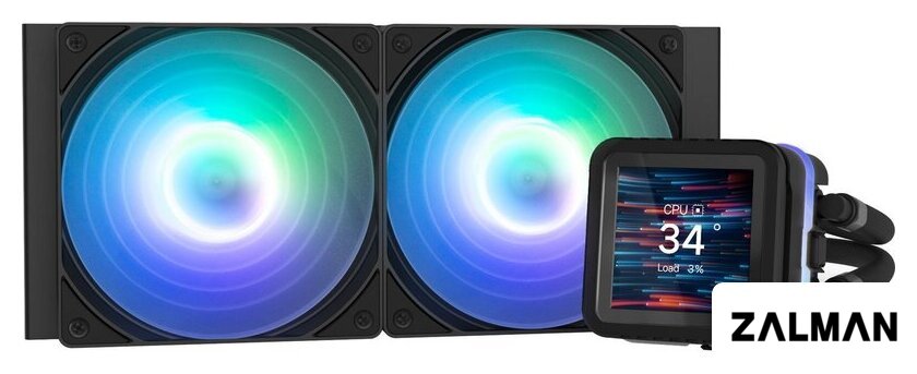 Система жидкостного охлаждения для процессора Zalman Alpha2 DS A24 (черный)