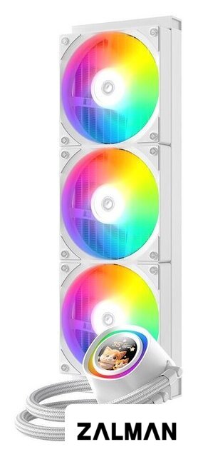 Система жидкостного охлаждения для процессора ID-Cooling FX360 LCD White