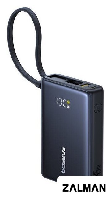 Внешний аккумулятор Baseus Picogo PPPG-1W45C Digital Display Power Bank 45W 10000mAh (черный)