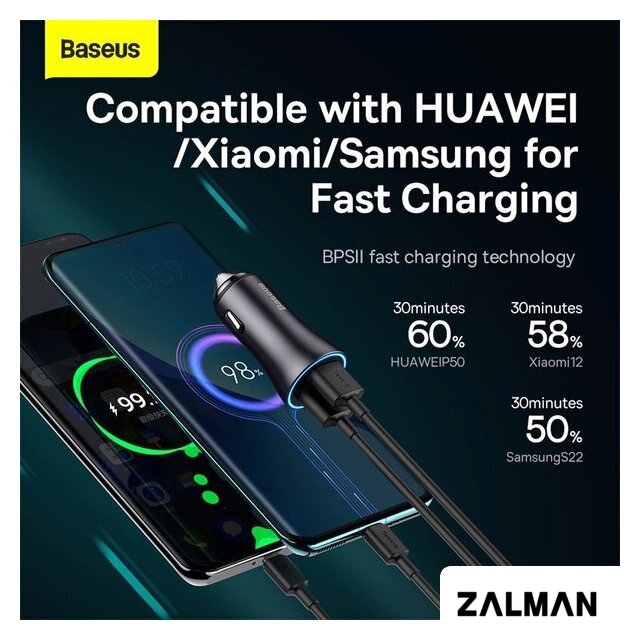 Автомобильное зарядное Baseus CGJM000113