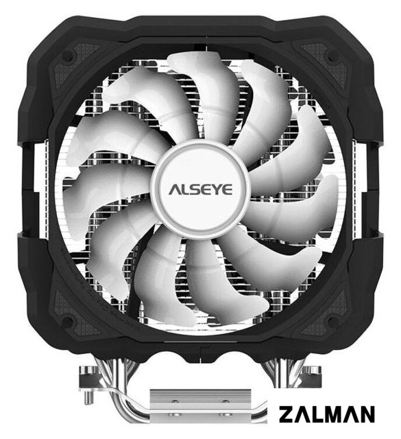 Кулер для процессора ALSEYE M120D Plus (черный)