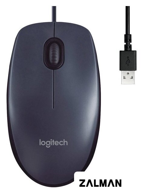 Мышь Logitech B100 (графит)