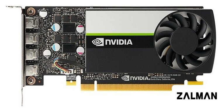 Видеокарта PNY Nvidia Quadro T1000 4GB GDDR6 VCNT1000-SB