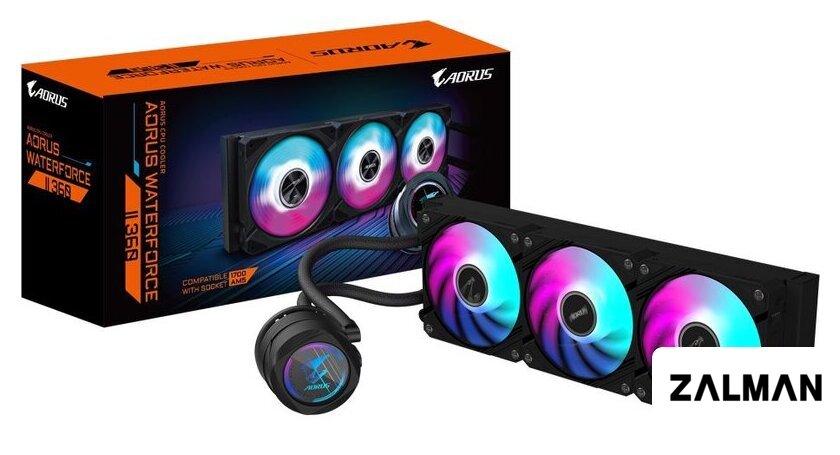 Система жидкостного охлаждения для процессора Gigabyte Aorus Waterforce II 360