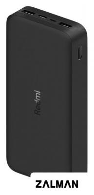 Внешний аккумулятор Xiaomi Redmi Power Bank 20000mAh (черный, международная версия)