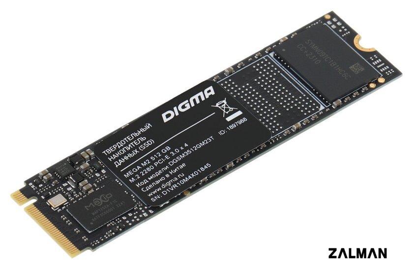 SSD Digma Mega M2 512GB DGSM3512GM23T