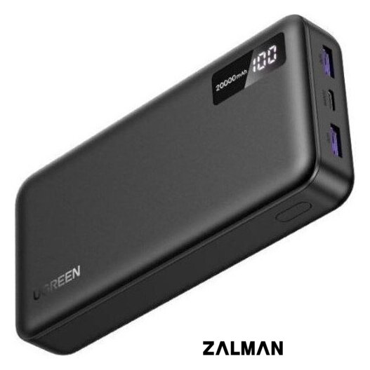 Внешний аккумулятор Ugreen PB312 20000mAh (черный)