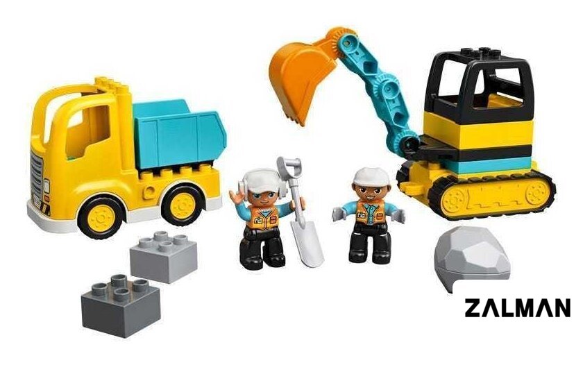 Конструктор LEGO Duplo 10931 Грузовик и гусеничный экскаватор