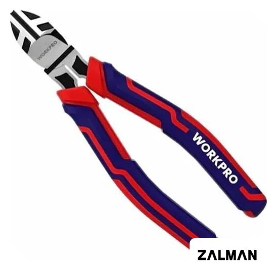 Кусачки боковые (бокорезы) Workpro 180мм WP231104