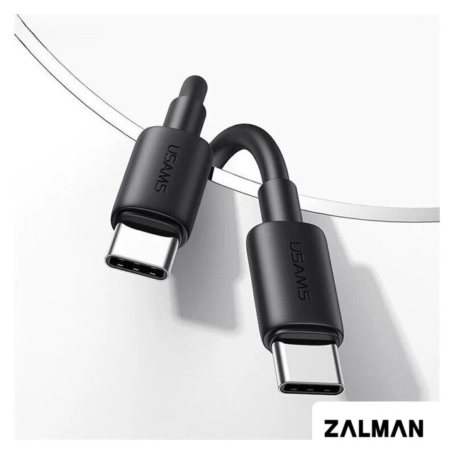 Кабель Usams US-SJ711 USB Type-C - USB Type-C (1 м, черный)