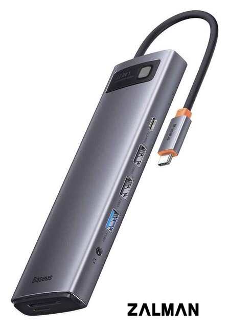 Док-станция Baseus Metal Gleam Series 12-in-1 Multifunctional Type-C Hub Docking Station WKWG020213