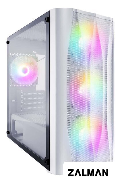 Корпус 1stPlayer Firebase X3-M-WH-4F1-W