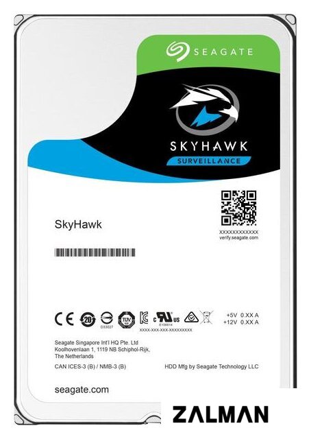 Жесткий диск Seagate Skyhawk Surveillance 4TB ST4000VX013