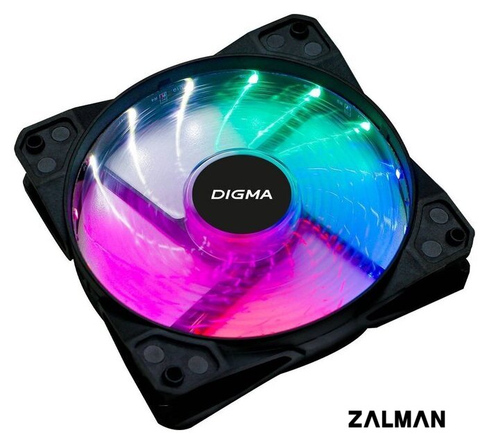 Вентилятор для корпуса Digma DFAN-FRGB2