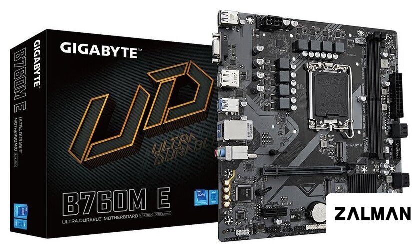 Материнская плата Gigabyte B760M E (rev. 1.0)