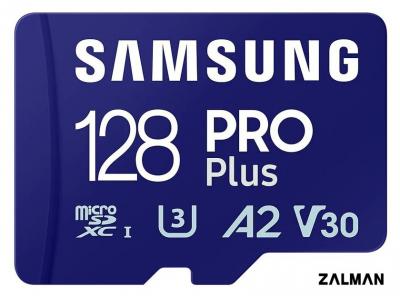 Карта памяти Samsung PRO Plus microSDXC 128GB MB-MD128SA/EU (с адаптером)