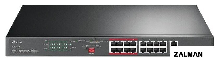 Неуправляемый коммутатор TP-Link TL-SL1218P