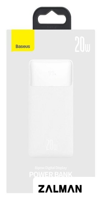 Внешний аккумулятор Baseus Bipow Digital Display PPDML-N02 30000mAh (белый)