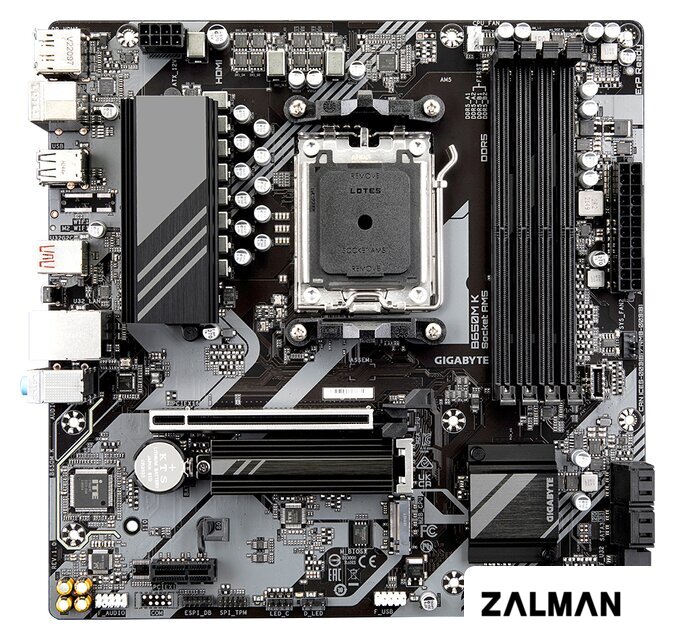 Материнская плата Gigabyte B650M K (rev. 1.0)