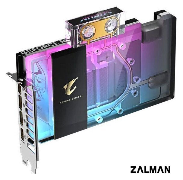 Видеокарта Gigabyte Aorus GeForce RTX 5080 Xtreme Waterforce WB 16G GV-N5080AORUSX WB-16GD