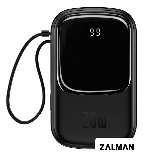 Внешний аккумулятор Baseus Qpow Pro Digital Display Fast Charge 10000mAh 20W (черный)