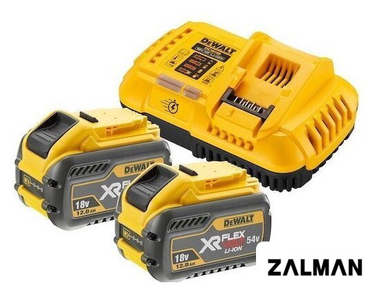 Аккумулятор с зарядным устройством DeWalt DCB118Y2 (18В/2x12 Ач + 18/54В)