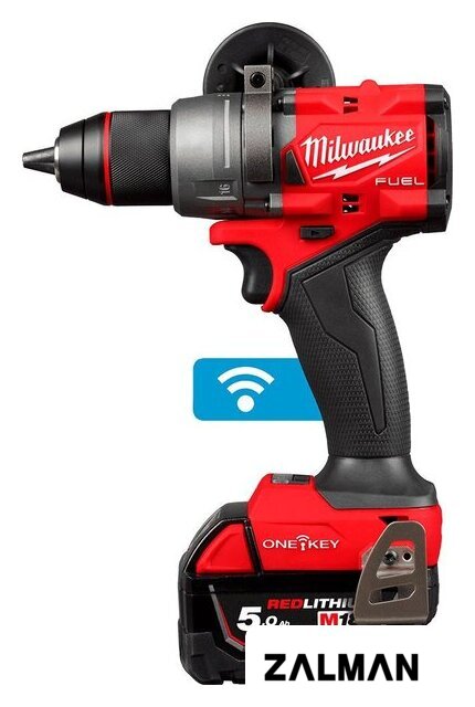 Дрель-шуруповерт Milwaukee M18 FUEL M18ONEDD3-502X 4933492802 (с 2-мя АКБ 5 Ач, кейс)