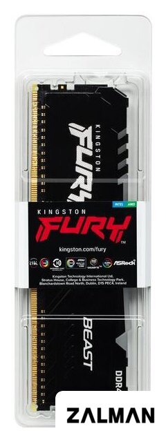 Оперативная память Kingston FURY Beast RGB 32ГБ DDR4 3200 МГц KF432C16BB2A/32