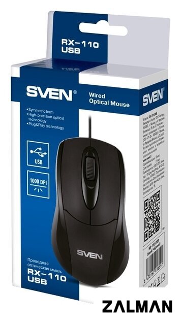 Мышь SVEN RX-110 USB (черный)