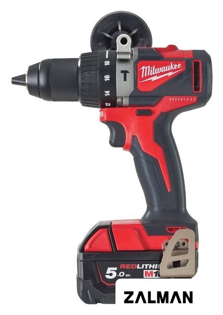 Ударная дрель-шуруповерт Milwaukee M18 BLPD2-502X 4933464517 (с 2-мя АКБ 5 Ач, кейс)