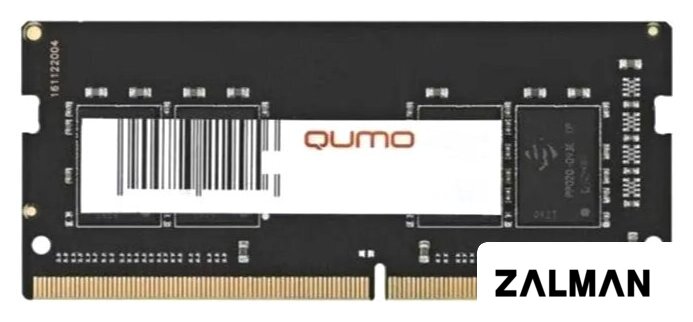 Оперативная память QUMO 8ГБ DDR4 SODIMM 3200 МГц QUM4S-8G3200P22