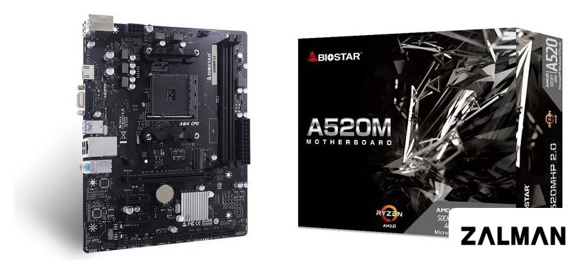 Материнская плата BIOSTAR A520MHP 2.0 Ver. 6.0