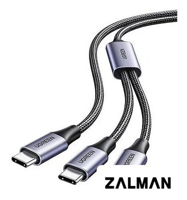 Кабель Ugreen US561 35087USB Type-C - USB Type-C x3 (1.5 м, черный)