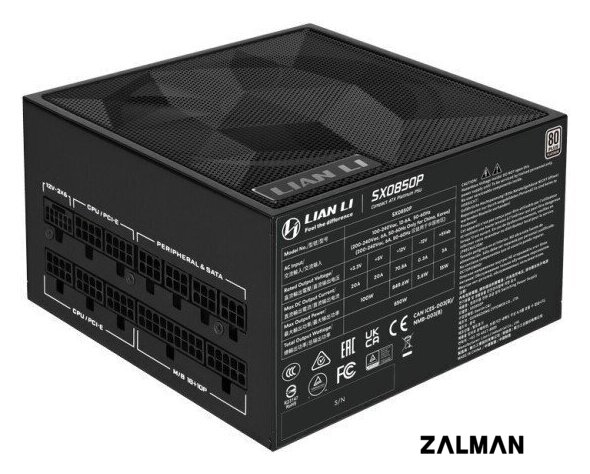Блок питания Lian Li SX Platinum 850 G9P.SX0850P.B000.RU
