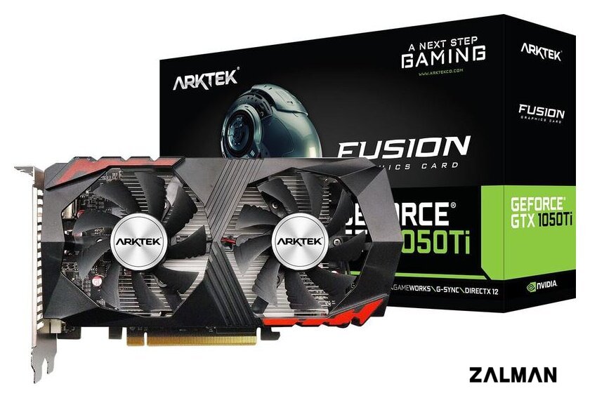Видеокарта Arktek Geforce GTX 1050 Ti 4GB GDDR5 AKN1050TiD5S4GH1