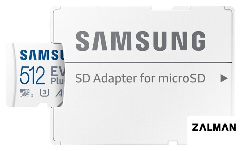 Карта памяти Samsung EVO Plus 2024 microSDXC 512GB (с адаптером)