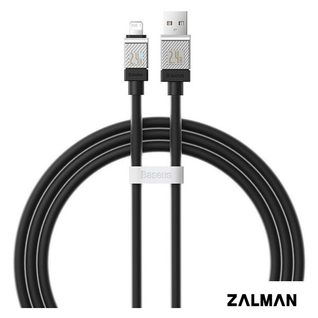 Кабель Baseus CoolPlay Series USB Type-A - Lightning (1 м, черный)