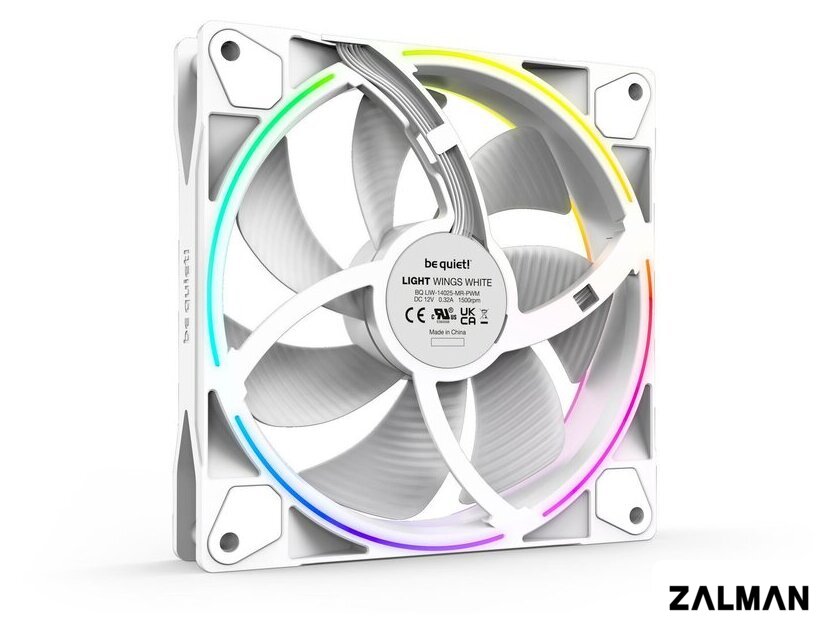 Комплект вентиляторов для корпуса с контроллером be quiet! Light Wings White 140mm PWM Triple-Pack BL102