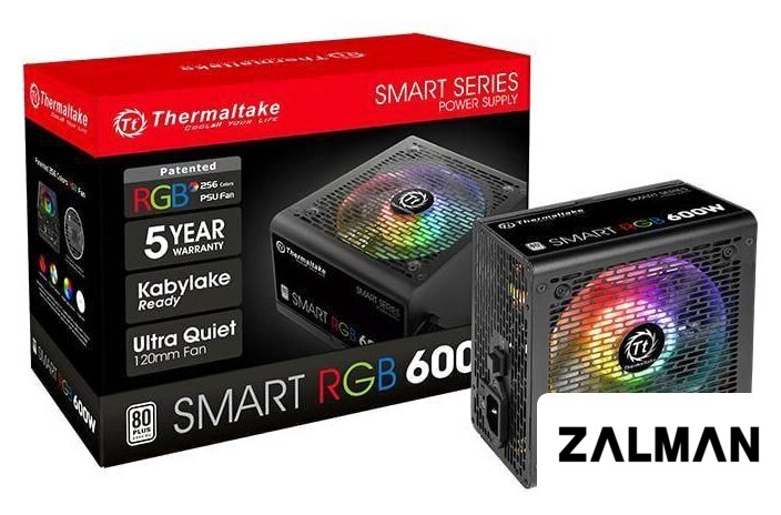 Блок питания Thermaltake Smart RGB 600W (230V) SPR-600AH2NK-2